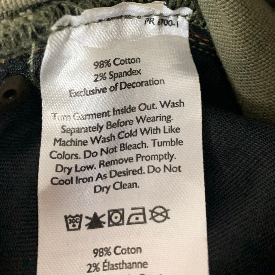 New Eddie Bauer Mens 40/36 Olive Green Classic Fit Stretch Cotton Mountain Jeans