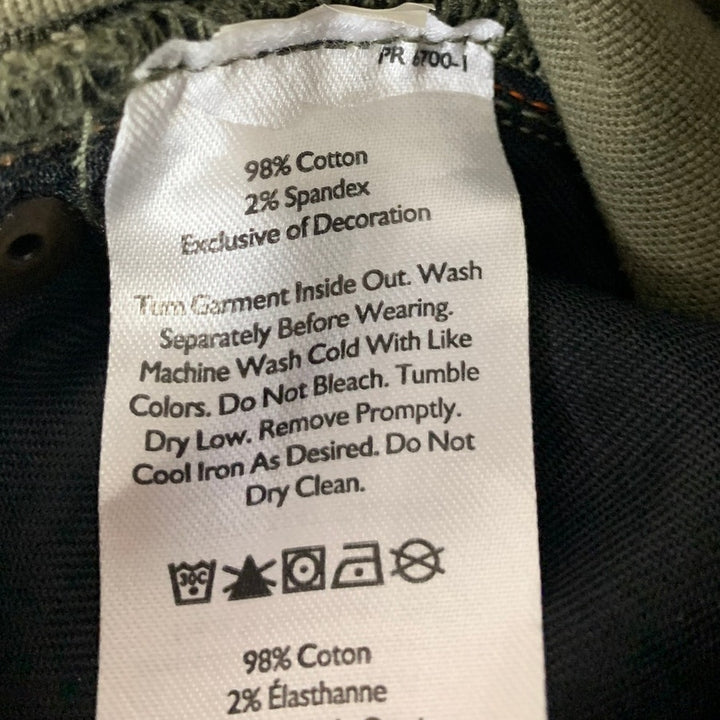 New Eddie Bauer Mens 40/36 Olive Green Classic Fit Stretch Cotton Mountain Jeans