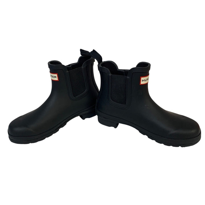 Hunter Womens Size 7 Black Original Chelsea Boot Ankle Round Toe Shoes