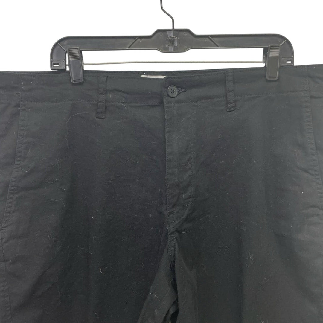 H&amp;M Mens Size 38 Regular Fit Cotton Blend Zipper Front Long Board Shorts