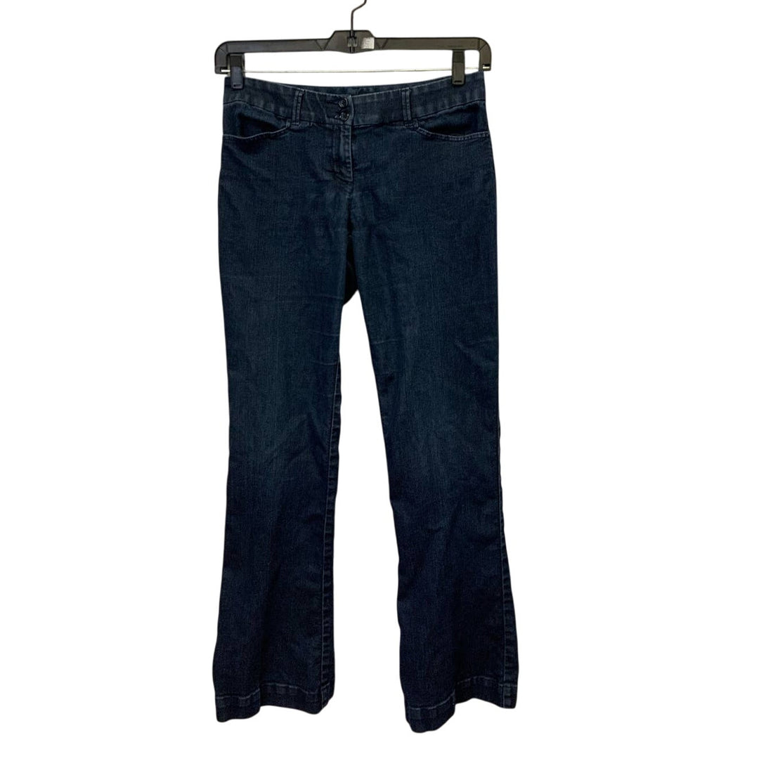 The Limited Denim Size 6 Regular Fit &amp; Flare 678 Cotton Blend Blue Jeans