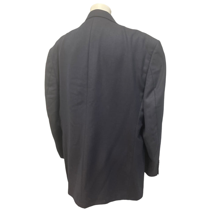 Hart Schaffner Marx Mens XXL Navy Blue Long Sleeve Button Up Suit Jacket Only
