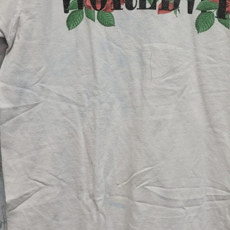 Popular Poison Mens Large World Divide Roses 100% Cotton Short Sleeve Tee Shirt