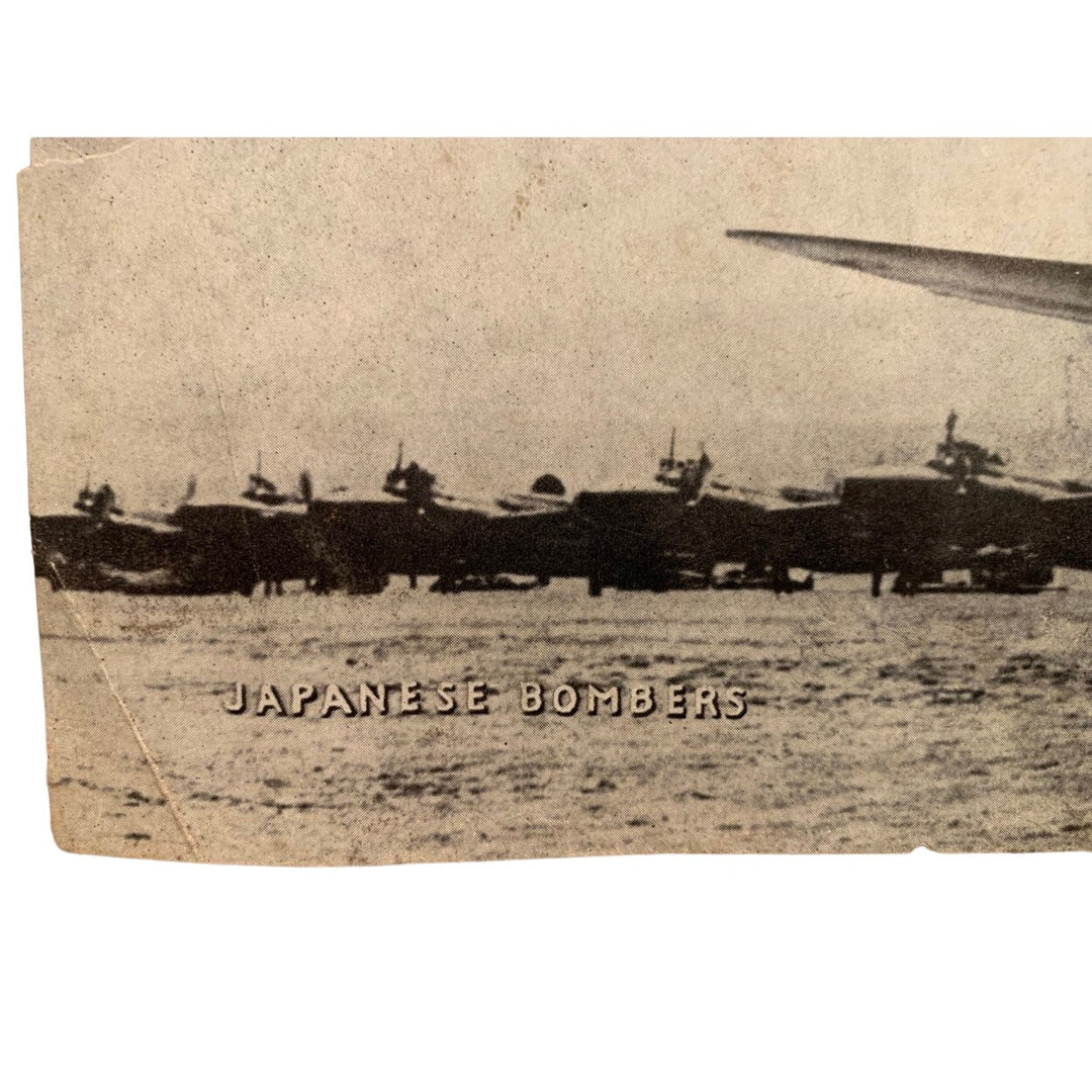 Vintage 5" by 8" James Phillips Japanese Bombers WWII Black White Photo Print