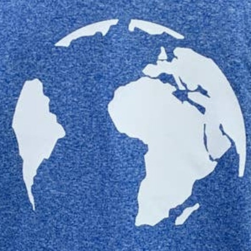 Hand Printed Upcycled Mens Small Saving the Planet is My Superpower Tee Shirt