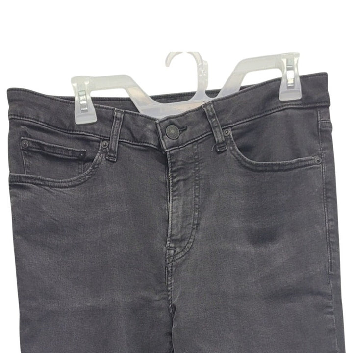 Express Mens 32x32 Stretch Cotton Spandex Black Skinny Denim Jeans