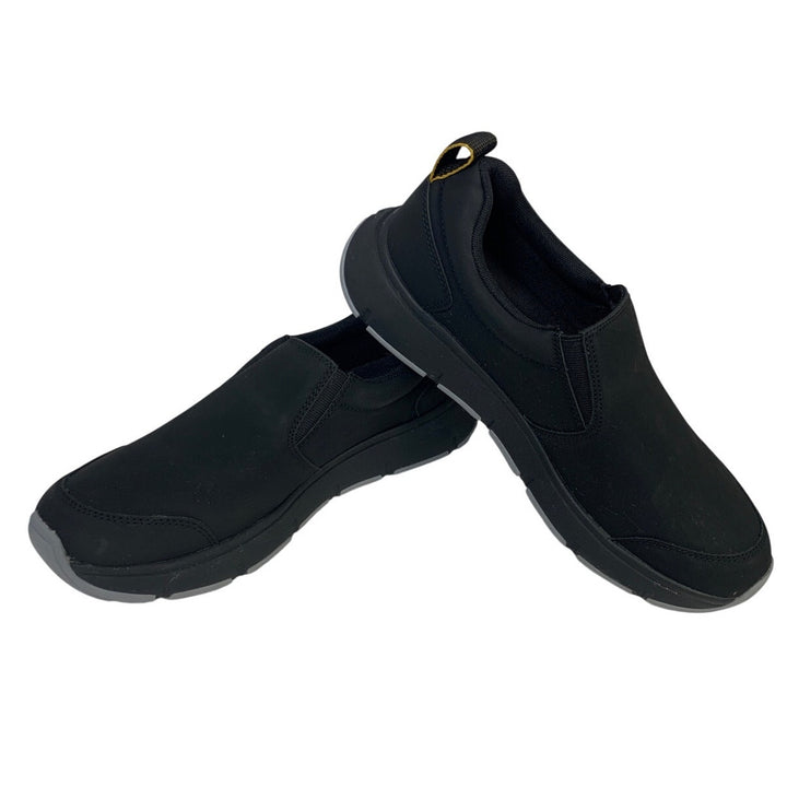 Gerry Mens Size 10 Black Slip On Low Top Round Toe Casual Loafer Shoes