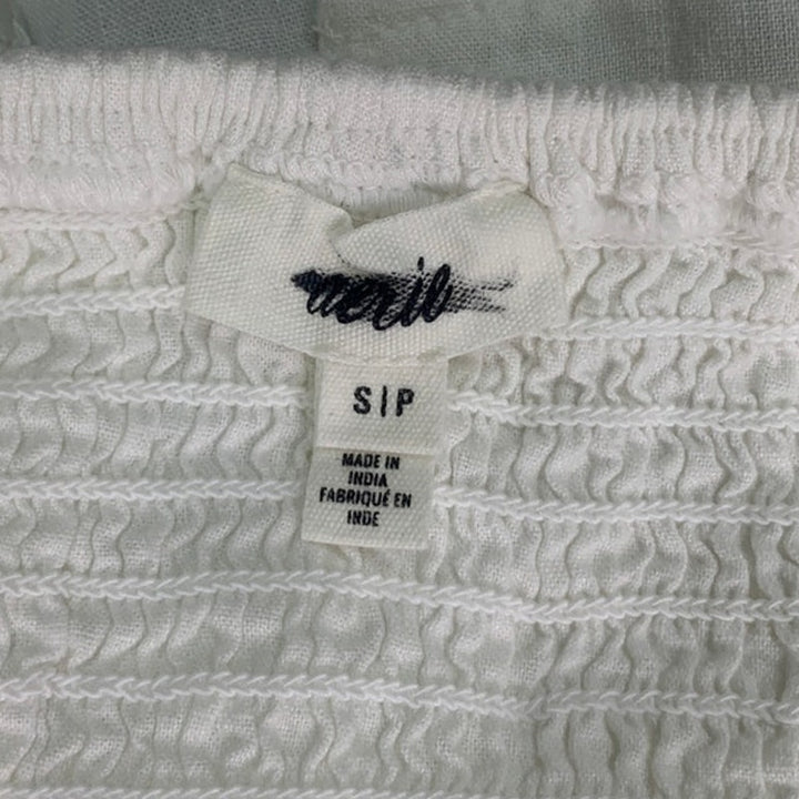 Lot of 2 New Aerie Womens Small Gray Heathered Tube White Bandeau Tops