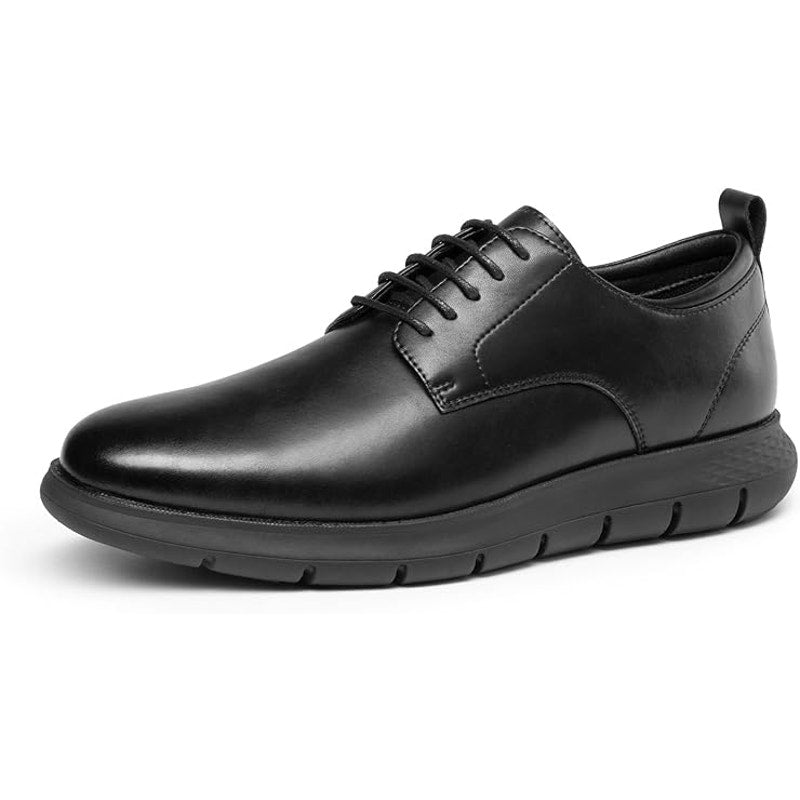 Bruno Marc Mens Size 11 Black Lace Up Casual Cushioning Oxford Business Shoes