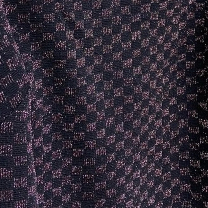 NWT New Blashe Womens Medium Thin Strap Checkerboard Shimmer Bodycon Dress