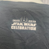2019 Star Wars Celebration Chicago Womens Medium Short Sleeve Crew Neck Tee