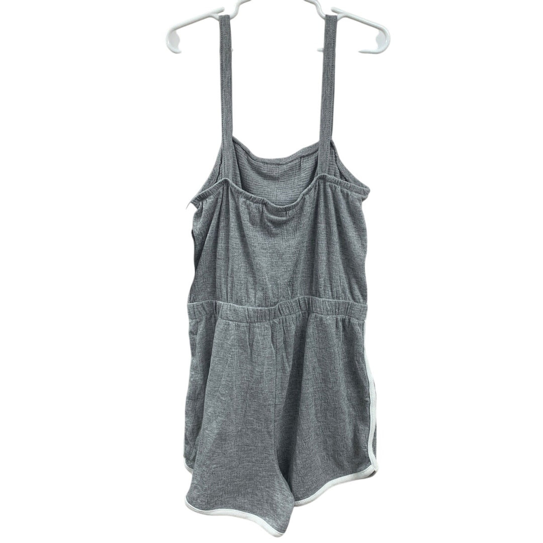 New Art Class Girls Large (10/12) Thin Strap One Piece Side Stripe Romper