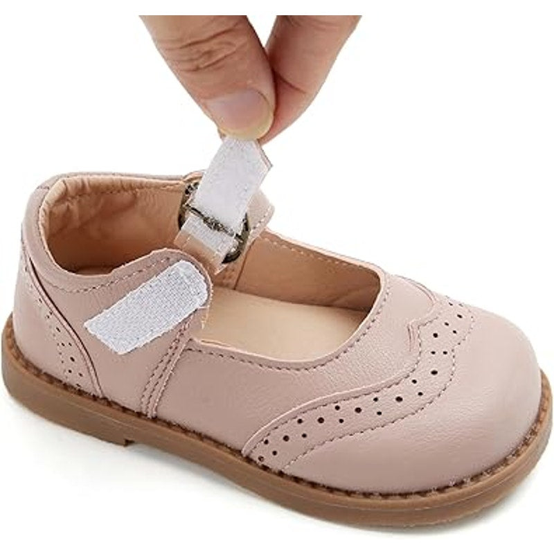 Dadawen Toddler Girls Size 10 Pink Classic Mary Jane Latch &amp; Hook Close Shoes