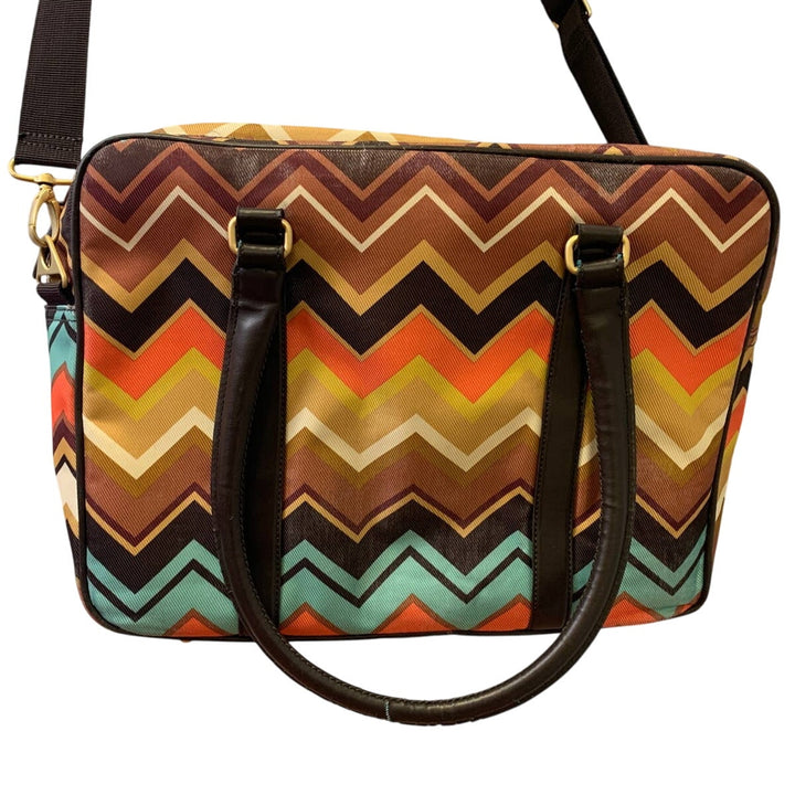 Missoni for Target Chevron Stripe Crossbody Shoulder Bag Purse Lots of Pockets