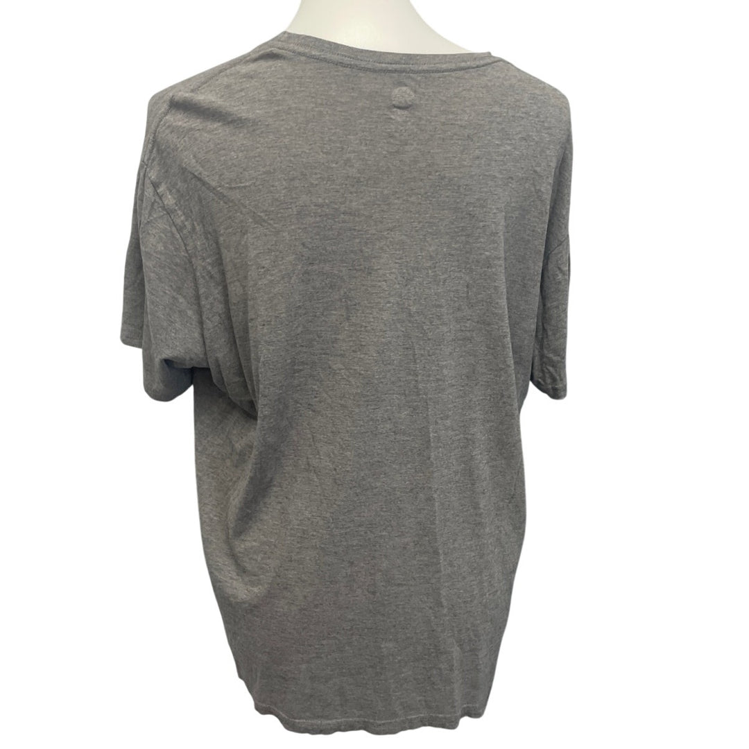 NHL Mens Large Heathered St Louis Blues Hockey Short Sleeve Crew Neck Tee Shirt