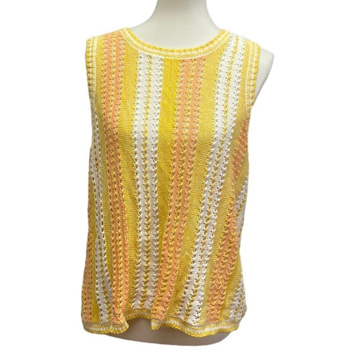 Lot of 2 Cute Lauren Conrad Faded Glory Womens Large Loose Weave Sweaters