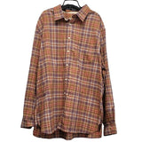 Mossimo Supply Co Mens 2XL 100% Cotton Plaid Long Sleeve Button Up Shirt
