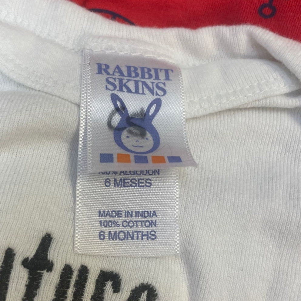 Boys 6 Months Carters Rolling Stones Rabbit Skins One Piece Sleepers Lot of 7