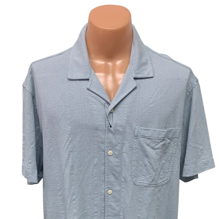 New American Eagle Mens XXL 100% Cotton Short Sleeve Collared Button up Shirt