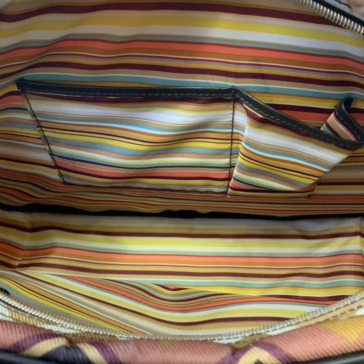 Missoni for Target Chevron Stripe Crossbody Shoulder Bag Purse Lots of Pockets