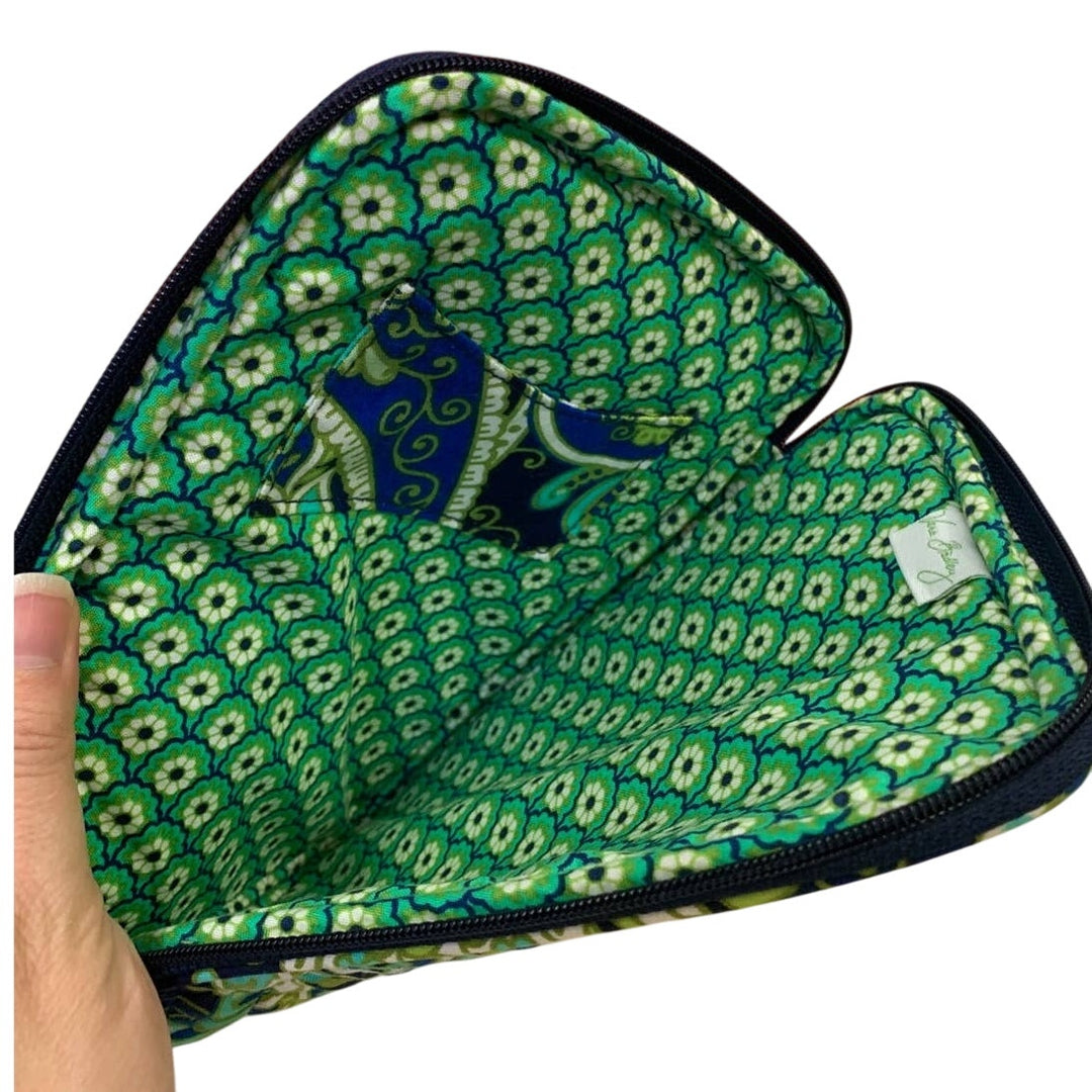 Vera Bradley Quilted Paisley Floral Small Zip Around Padded Tablet Case w Bag
