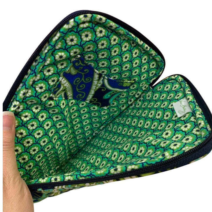 Vera Bradley Quilted Paisley Floral Small Zip Around Padded Tablet Case w Bag