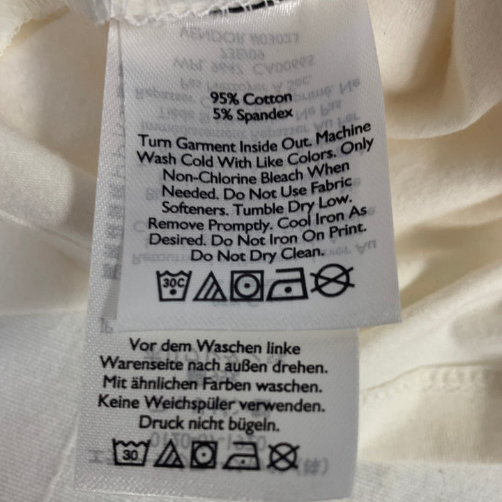 2 New Eddie Bauer Womens XS Orange White Slub Essential Layering Cami Tee Shirts
