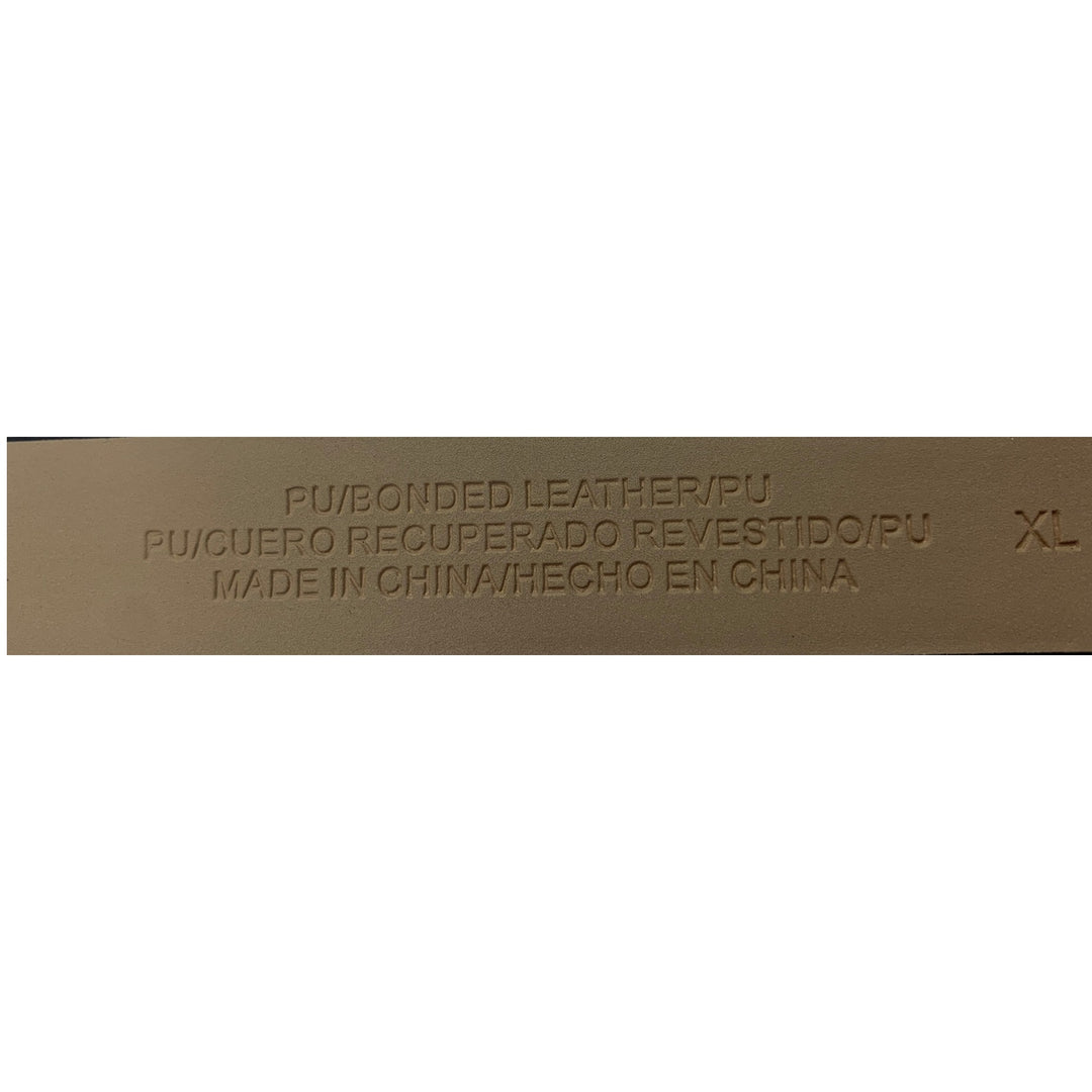 New Universal Thread Womens XL Black Bonded Leather Gold Buckle Fashion Belt