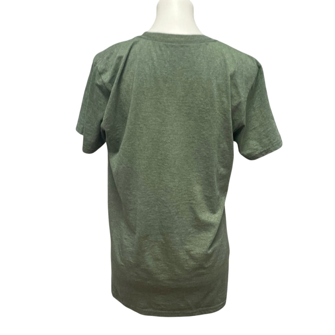 Oliver &amp; Otis Womens Medium Thankful Family Thanksgiving Turkey Short Sleeve Tee