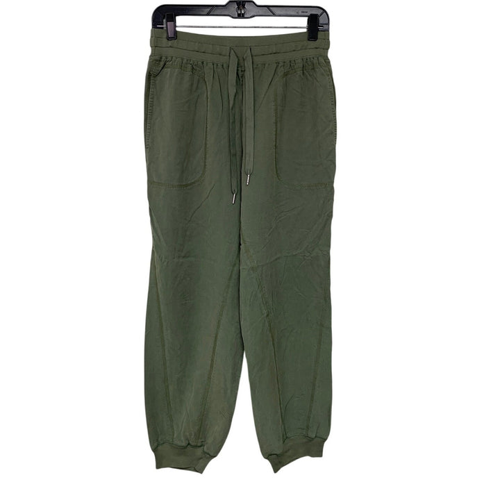 New Aerie Womens Small Soft Green Stretch Elastic Drawstring Waist Jogger Pants