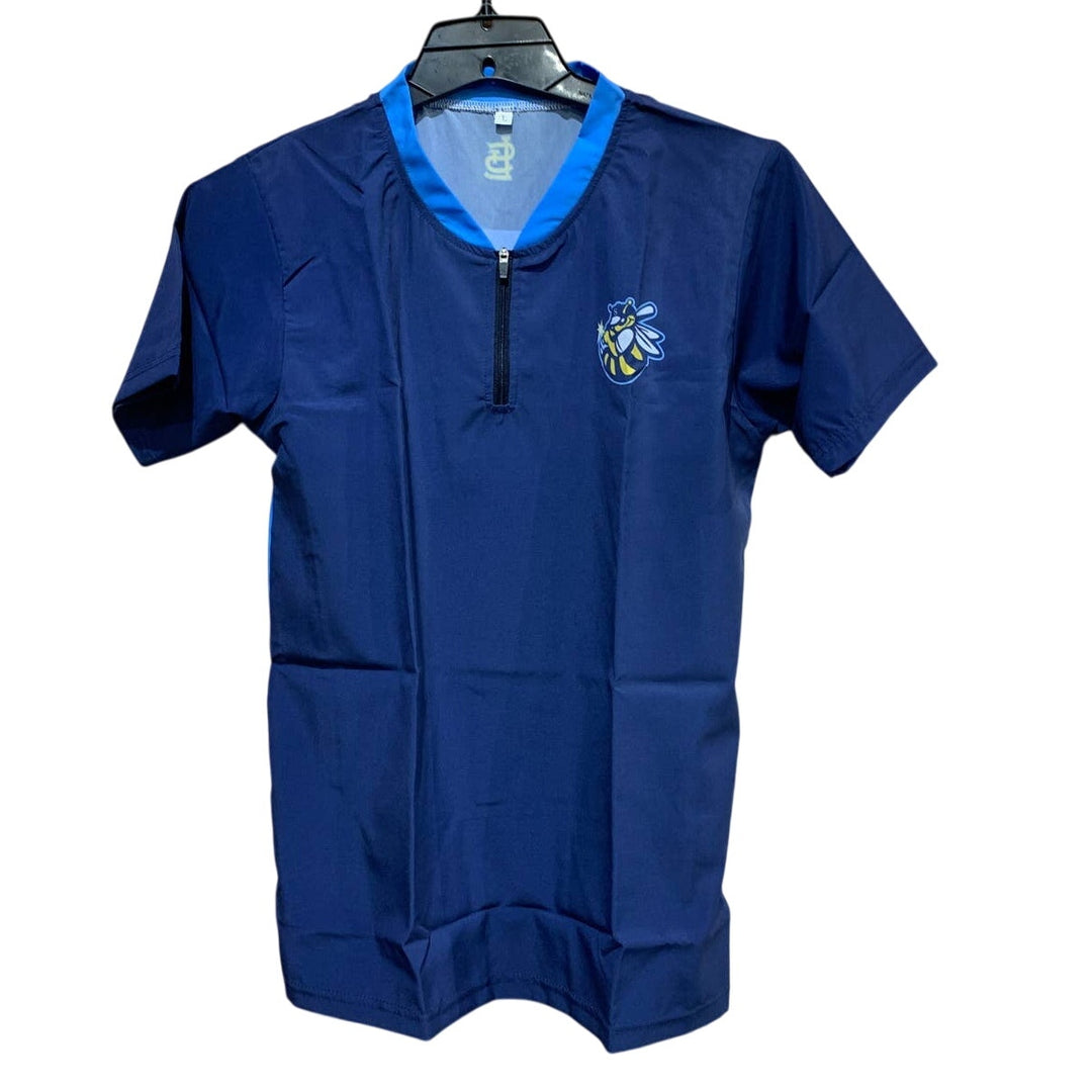 New St Louis Sting Youth XL Short Sleeve 1/4 Zip Lightweight Baseball Shirt