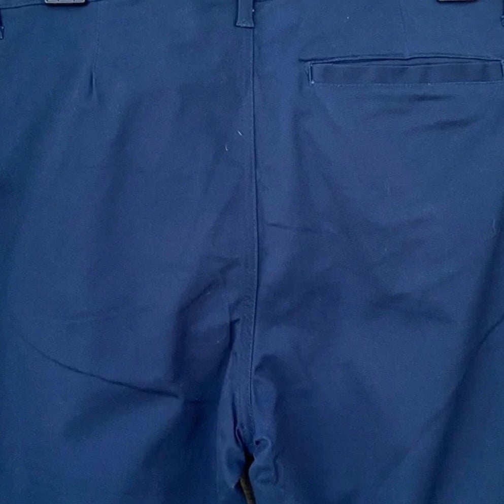 NWT New Old Navy Youth Boys Size 18 Navy Blue Cotton Blend Skinny Fit Trousers