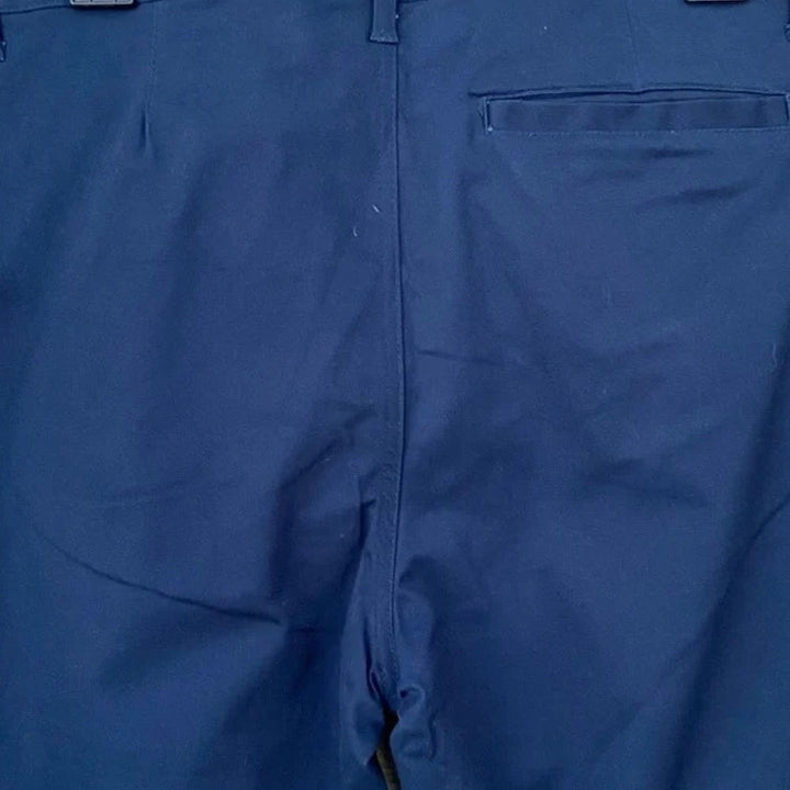 NWT New Old Navy Youth Boys Size 18 Navy Blue Cotton Blend Skinny Fit Trousers