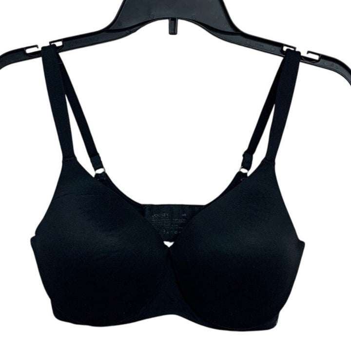 Jockey Womens Size 34B Black Thin Adjustable Strap Padded Underwire Bra