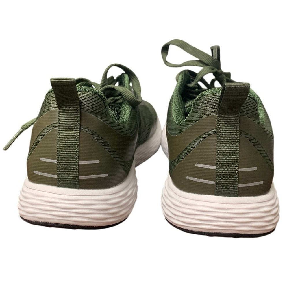 Whitin Mens Size 12 Green Lace Up Zero Drop Wide Width Toe Box Running Shoes
