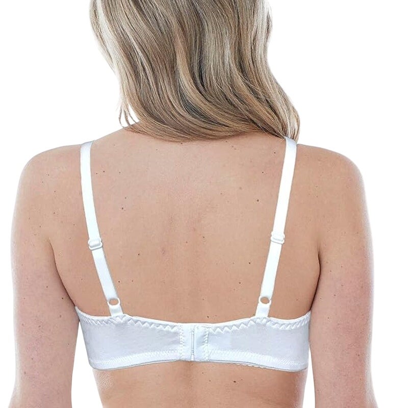 New Bestform Womens 36D 5006255 Cotton Wireless Bra with Lightly Lined Cups
