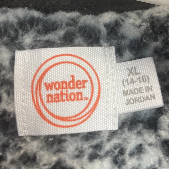 Wonder Nation Child XL PolySpandex Long Sleeve Quarter Zip Pullover Jacket