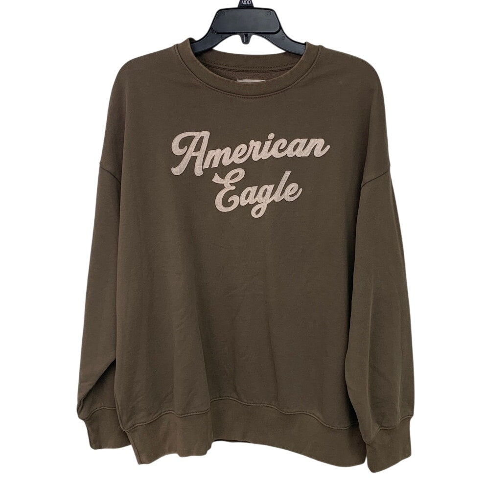 New American Eagle Mens Medium Lived In Super Soft PolyCotton Logo Sweatshirt