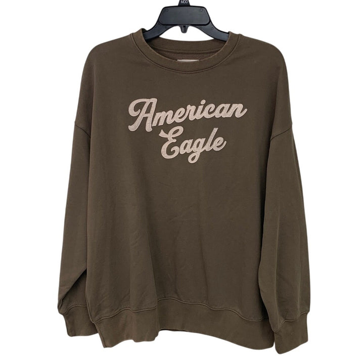 New American Eagle Mens Medium Lived In Super Soft PolyCotton Logo Sweatshirt