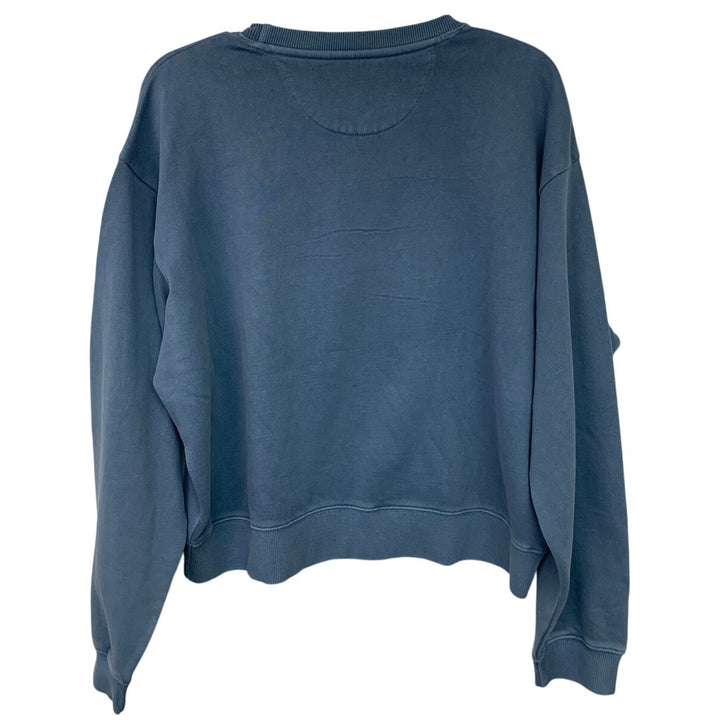 New American Eagle Womens Medium Skeleton Ski-Sons Greetings Sweatshirt