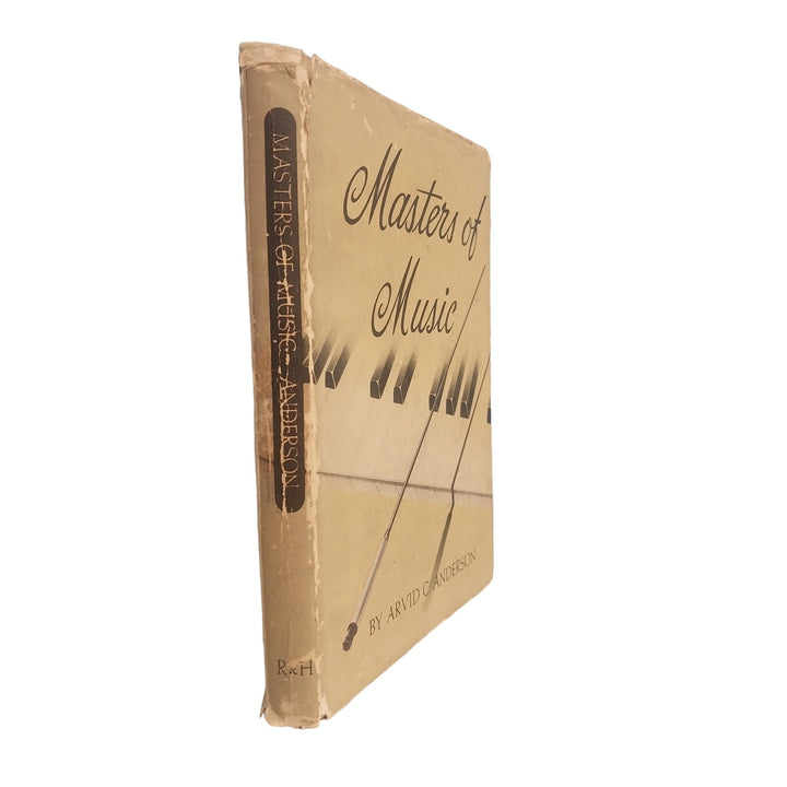 Vintage 1948 Masters of Music Hardback Book by Arvid C. Anderson (Author)