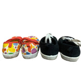 2 Pairs Girls Size 7/8 Garanimals Polka Dot Mary Jane Sneakers Tennis Shoes