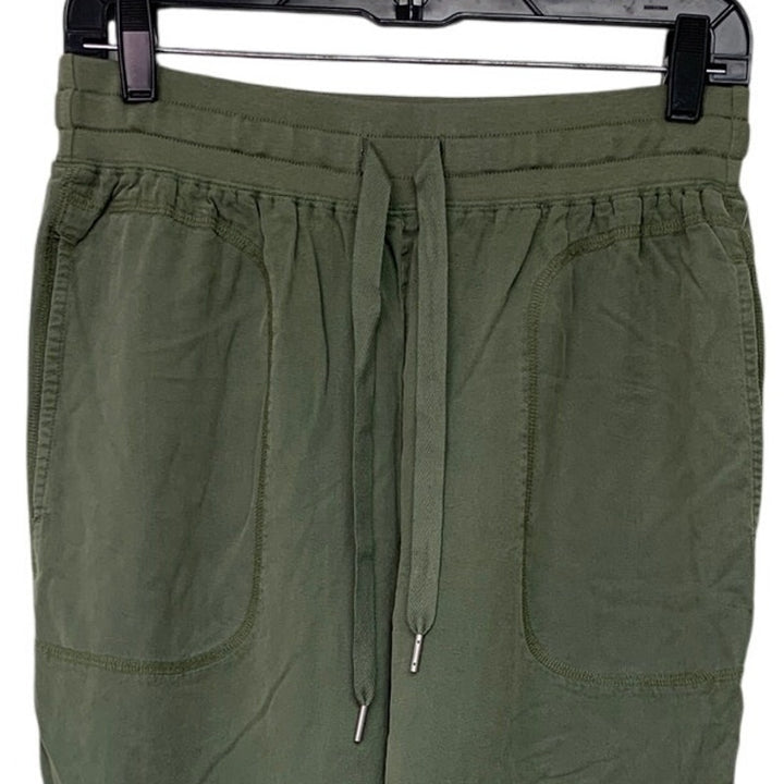 New Aerie Womens Small Soft Green Stretch Elastic Drawstring Waist Jogger Pants