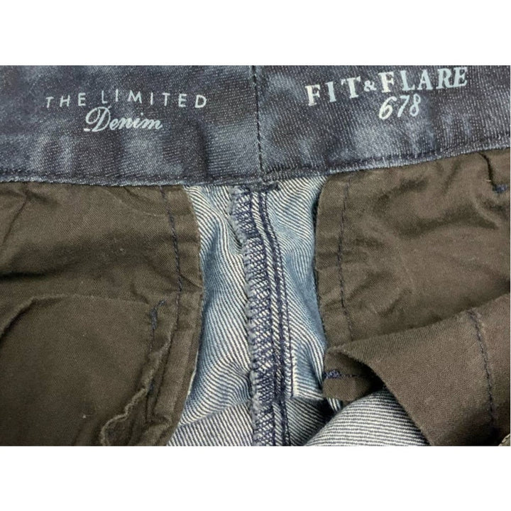 The Limited Denim Size 6 Regular Fit &amp; Flare 678 Cotton Blend Blue Jeans