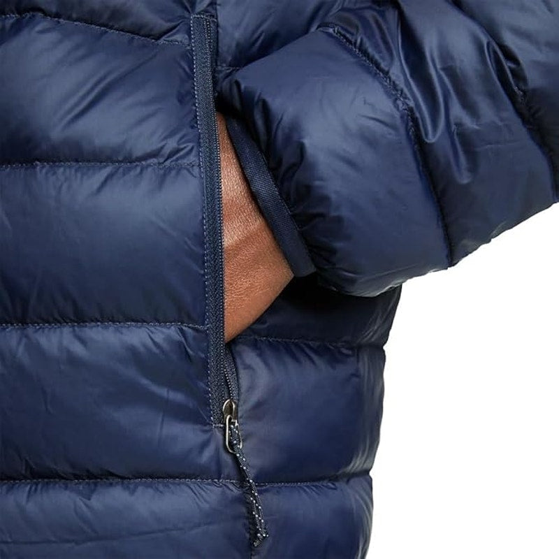 New Eddie Bauer Mens Small Navy Blue CirrusLite 650FP Down Zip Up Puffer Jacket