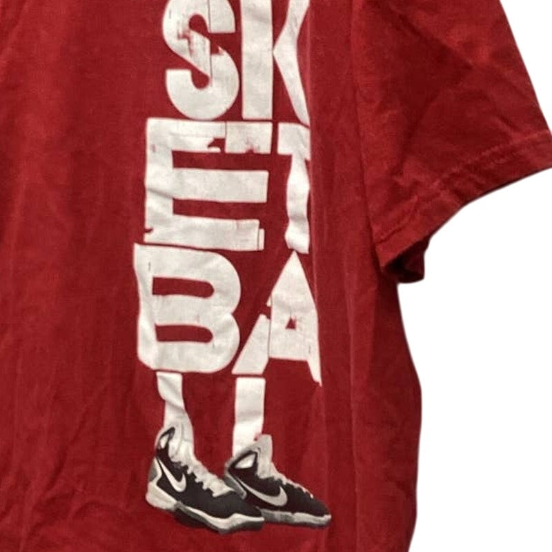 NIKE Youth Medium Basketball Short Sleeve 100% Cotton Crew Neck Tee Shirt