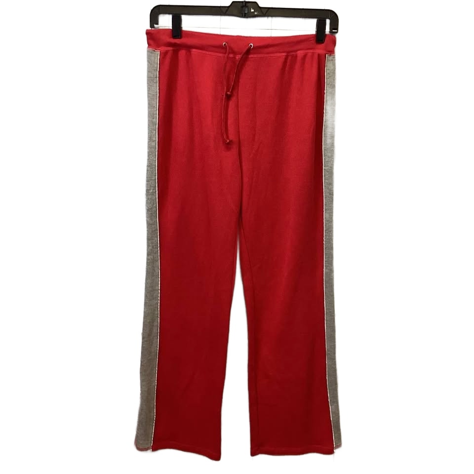 Jay Day Womens XL Side Stripe Cotton Blend Drawstring Elastic Waist Sweat Pants