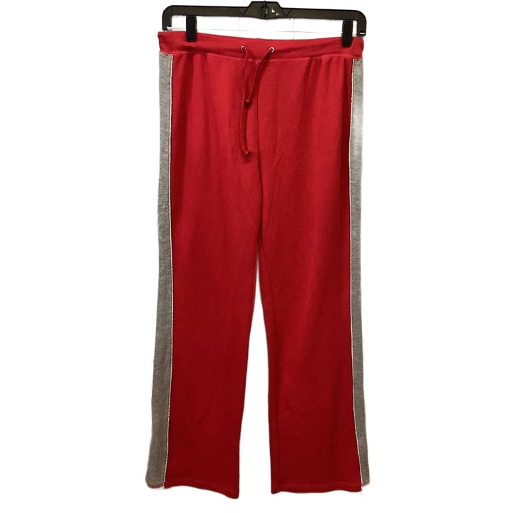 Jay Day Womens XL Side Stripe Cotton Blend Drawstring Elastic Waist Sweat Pants