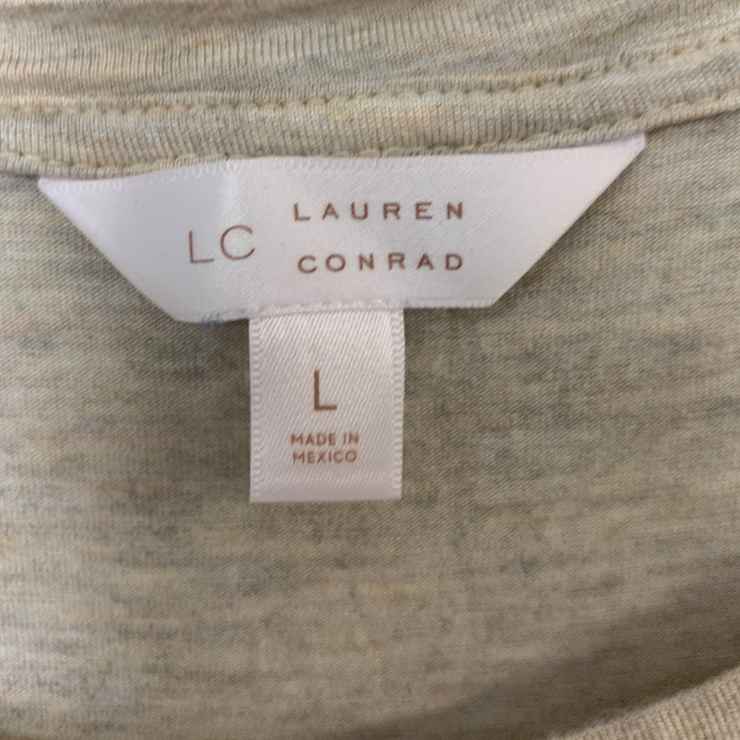 Lot of 2 Lauren Conrad Womens Large There Is Magic In Her Love Tee Shirts