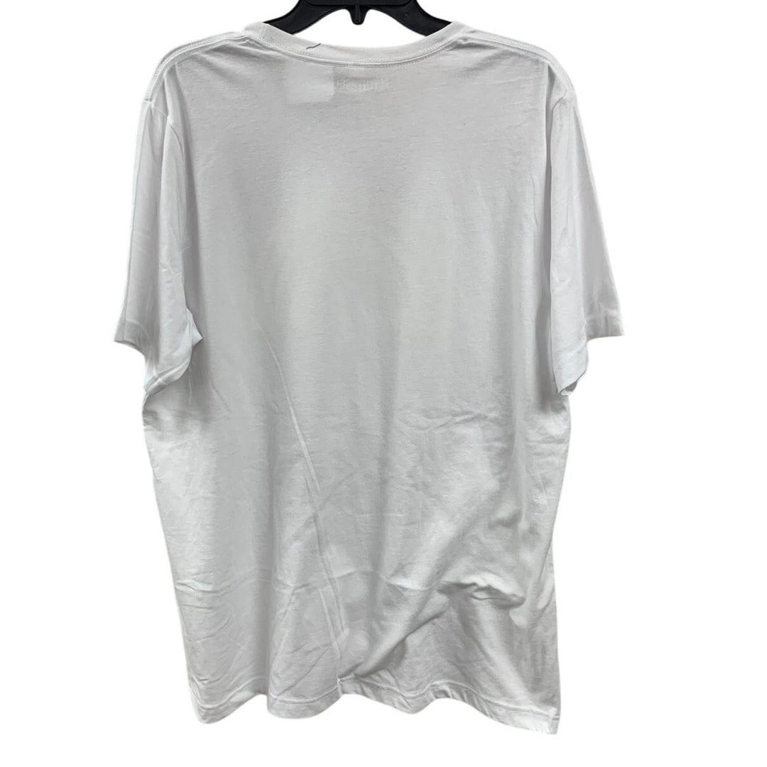 New Hand Printed Womens XL Rainbow Don&